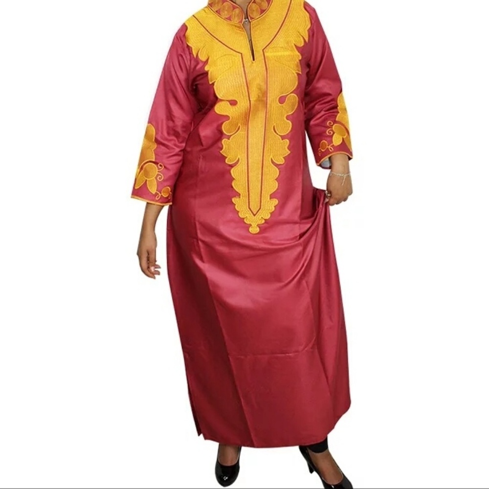 African Embroidery Traditional Dress